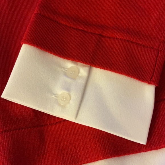 Karl Lagerfeld twofer top Medium Red & black worn once - Picture 5 of 9